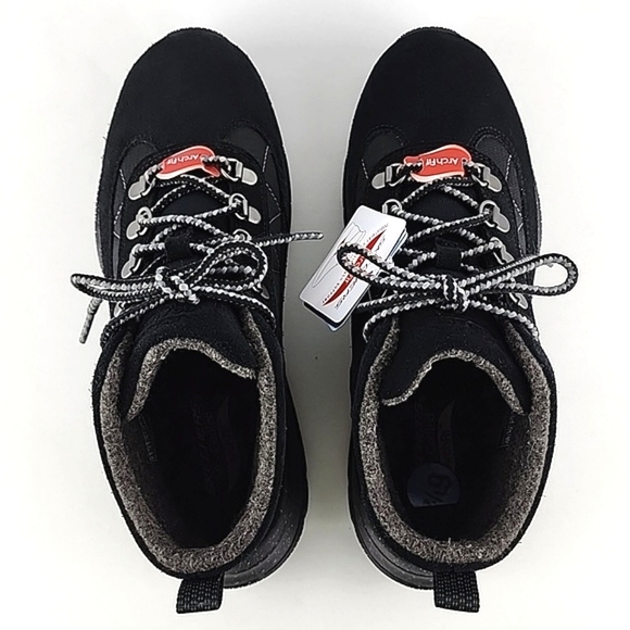 Skechers Women's  Black Waterproof Arch Fit Journey Persist Boots Wool Sz 6.5 - Picture 7 of 16